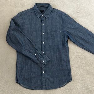 J. Crew Chambray Denim Dress Shirt - Slim